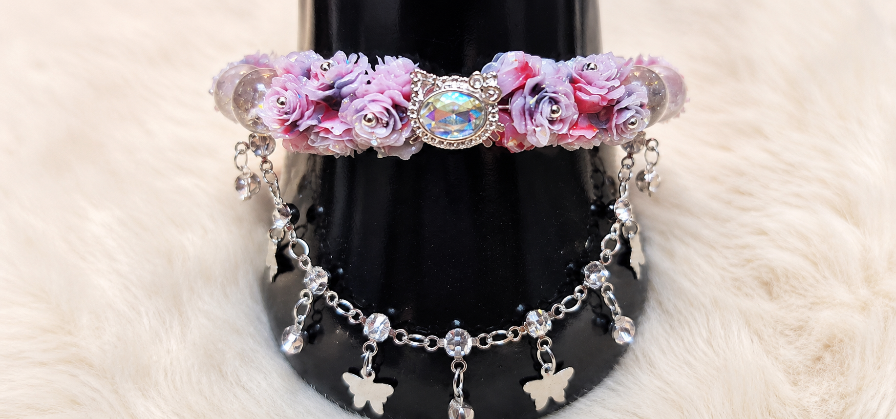 Pulseras de flores
