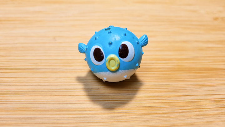 Pez globo azul