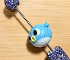 Pez globo azul