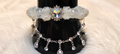 Pulsera de flores blancas