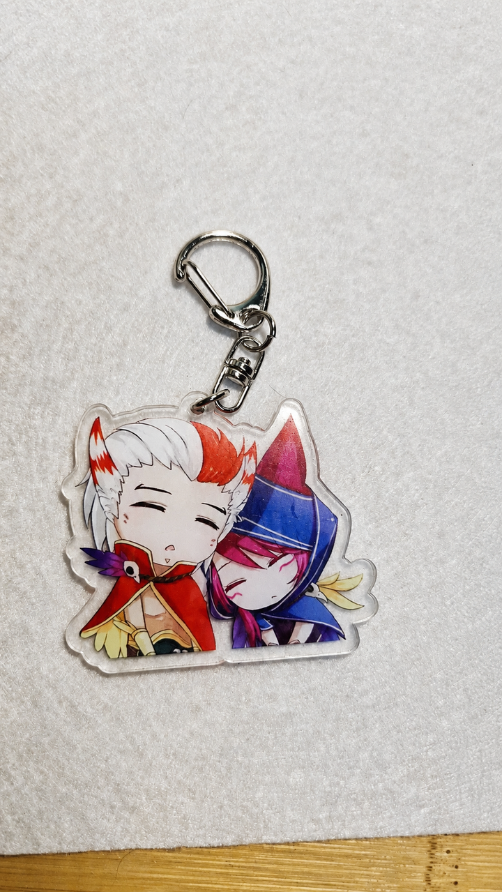 Llavero de Xayah y Rakan