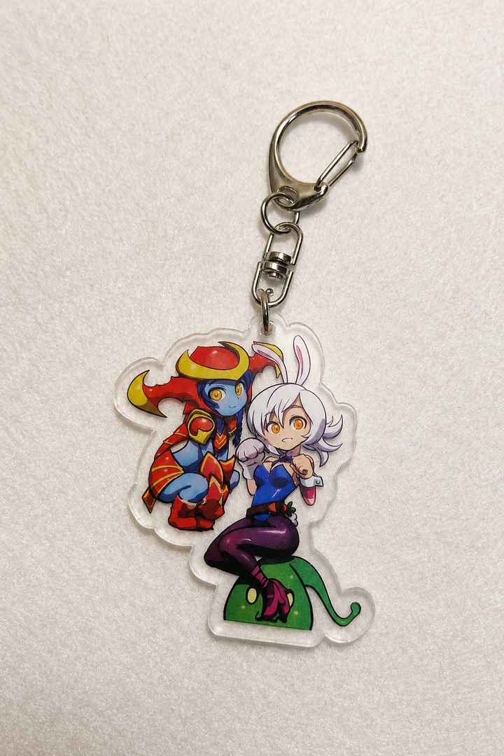 Llavero de Riven y Shyvanna