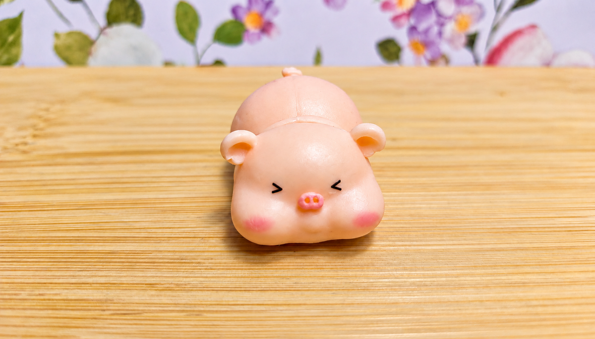 Figura cerdito durmiendo