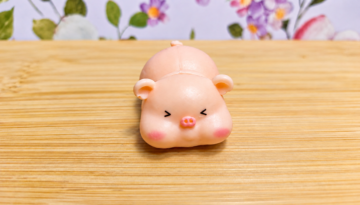 Figura cerdito durmiendo
