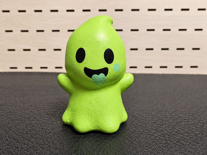 Figura fantasma verde