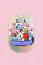 Acrílico BTS21 brilla en la oscuridad