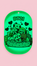 Acrílico BTS21 brilla en la oscuridad