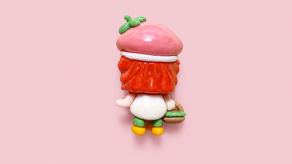 Tarta de fresa 3D silicona